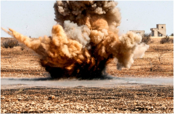 Ногу пострадавшего в результате взрыва мины военнослужащего ампутировали